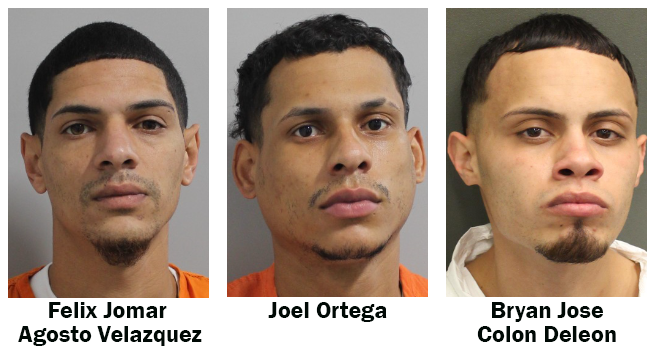 3 murder suspects who were arrested