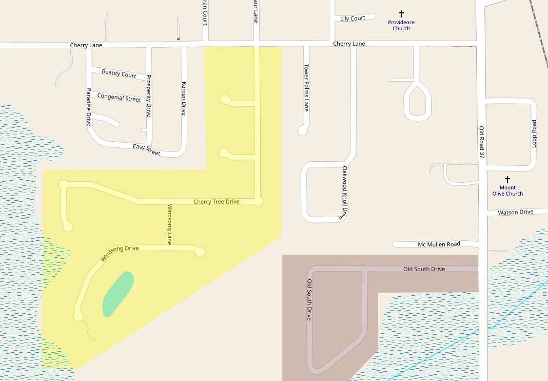 Neighborhood map