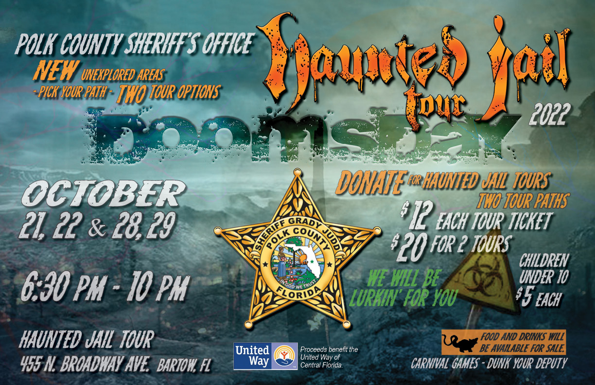 Haunted Jail Tour flier 2022